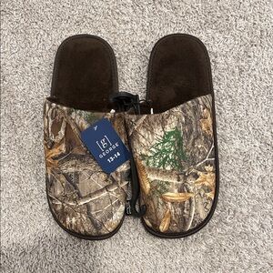 George Men's Woodland Camo Slip-On Sandals